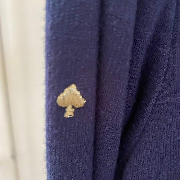 Kate spade sweatshirt, blue, prairie ruffled line-beautiful/soft/ cute piece - Picture 4 of 6